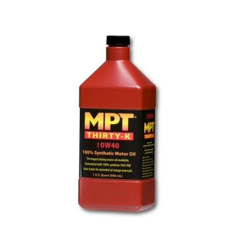 MPT INDUSTRIES MPT THIRTY-K 0W40 100% Synthetic Motor Oil MPT29